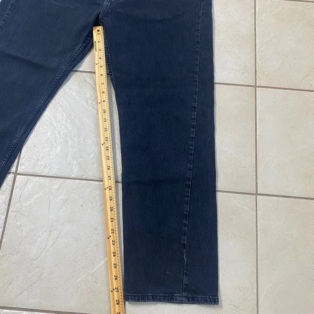 Levi Strauss Mens 505‎ Regular Fit Straight Leg Jeans Black Size 40x30